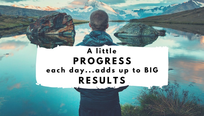 A little Progress each day ...