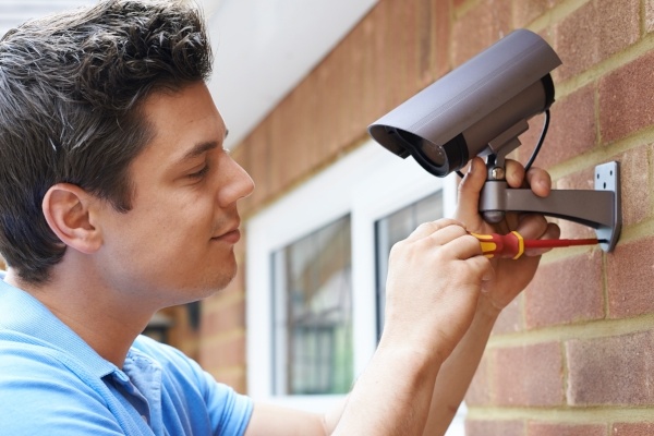 security camera install