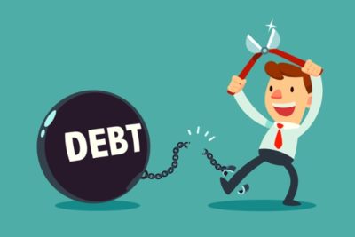 Cutting Debt ball and chain