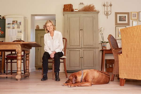 Helen and her dog