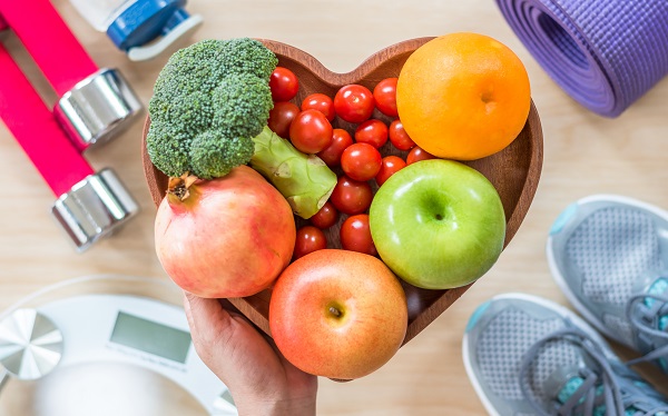 plate of heart healthy food