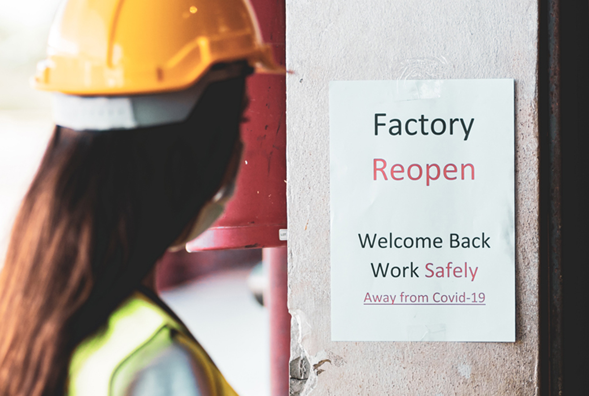 factory open after covid