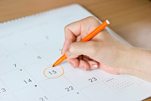 calendar bill payment
