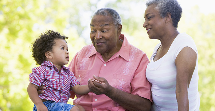 Client Spotlight Dustin and grandson