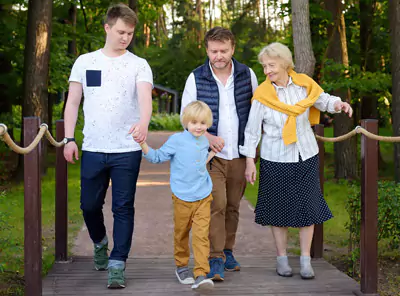 Bill and family