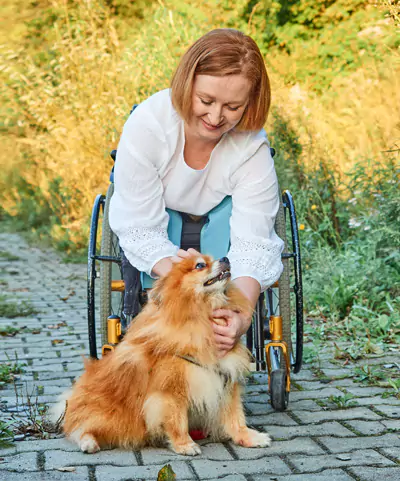 carol and dog