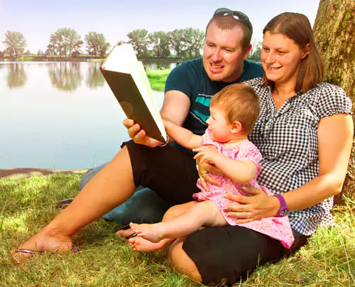 Mark and his family