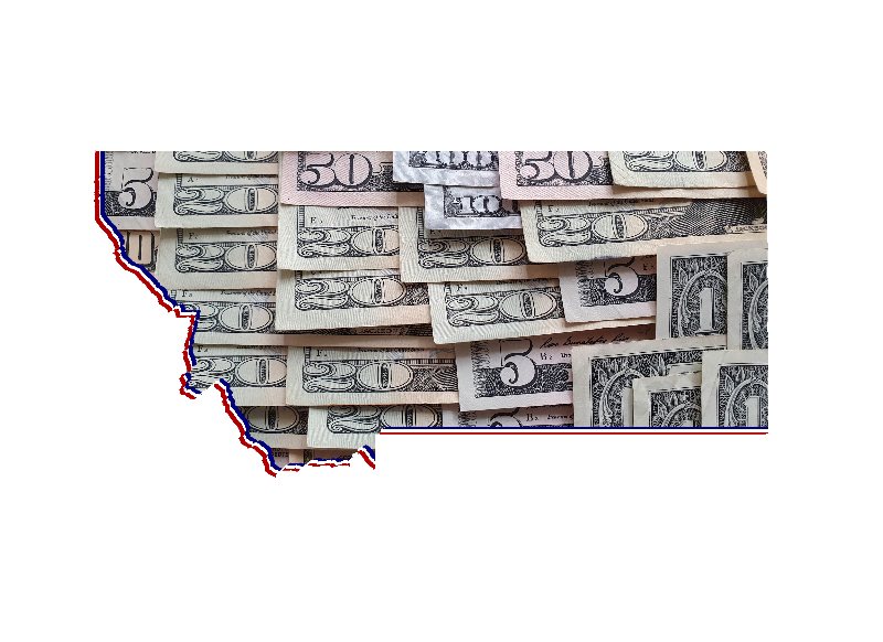 Money in the shape of Montana by Century Support Services